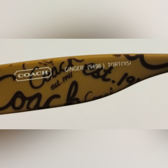 Coach Ginger (S496) Tortoise Sunglasses - Picture 2 of 9